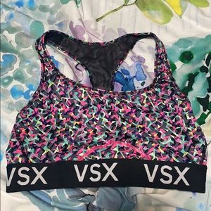 Multicolored Victoria’s Secret SportVSX Sports Bra